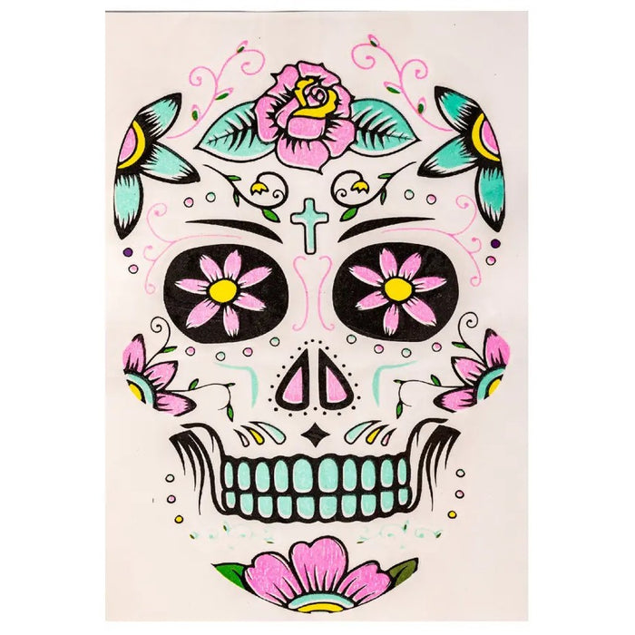CARNIVAL TOYS Tatuaggi Viso Teschio Messicano Donna