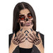 CARNIVAL TOYS Tatuaggi Viso E Mani Scheletro