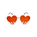 CARNIVAL TOYS Occhiali In Metallo Con Cuori Rossi
