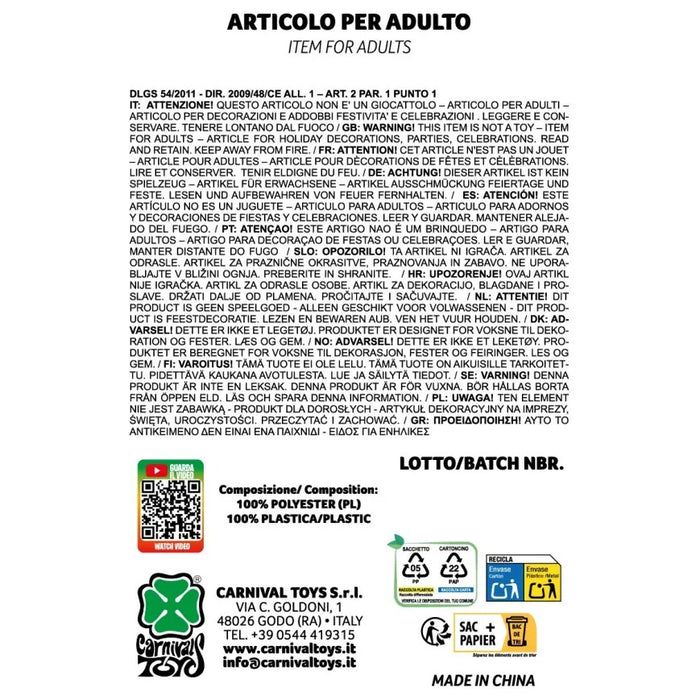 CARNIVAL TOYS Runner Arancione In Feltro Con Zucche