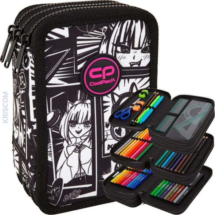 COOLPACK Astuccio 3 Zip Jumper Manga - 65195