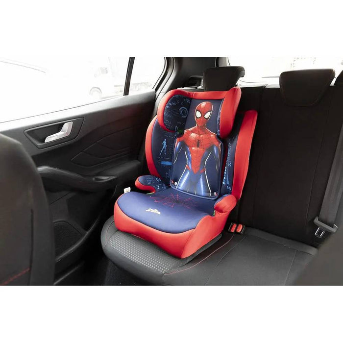 COLZANI Seggiolino Auto Spiderman Per Bambini Con Altezza Da 100 A 150 Cm - 11977