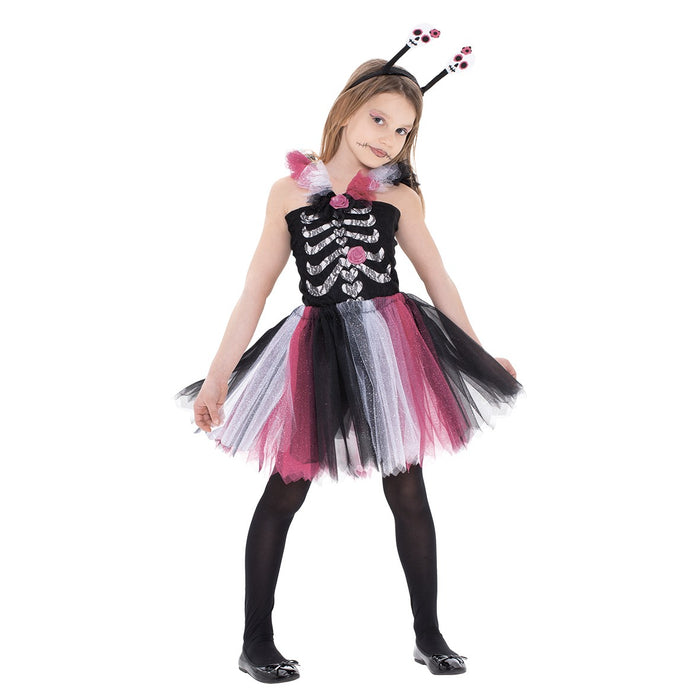 CARNAVAL QUEEN Costume Scheletrina Bambina
