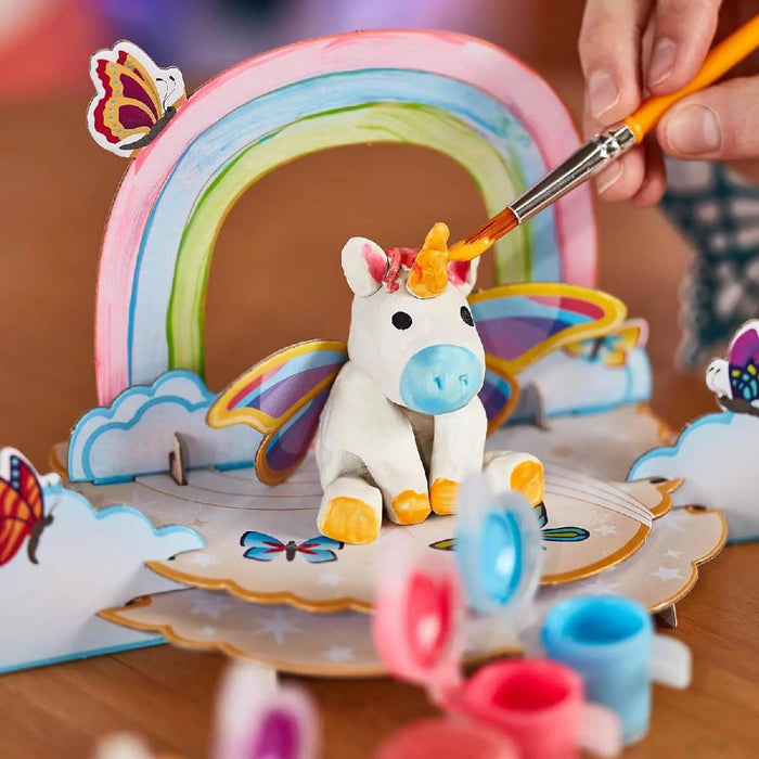 CRAYOLA Modella & Dipingi Il Tuo Unicorno Argilla Modellabile Con Tempere E Accessori - 04-0259