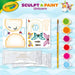 CRAYOLA Modella & Dipingi Il Tuo Unicorno Argilla Modellabile Con Tempere E Accessori - 04-0259
