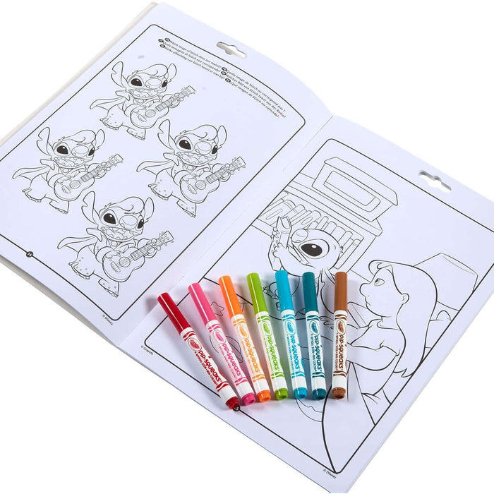 CRAYOLA Lilo & Stitch Album Attività Da Colorare Con Pennarelli - 04-0865