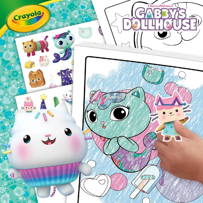 CRAYOLA Album Da Colorare Con Sticker Gabby'S Dollhouse - 04-7025