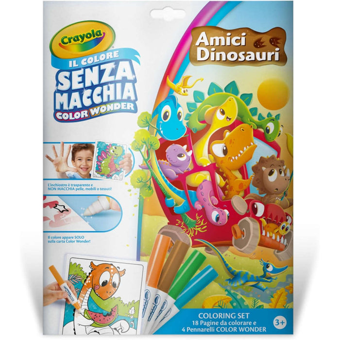 CRAYOLA Color Wonder Coloring Set Dinosauri - 25-2910