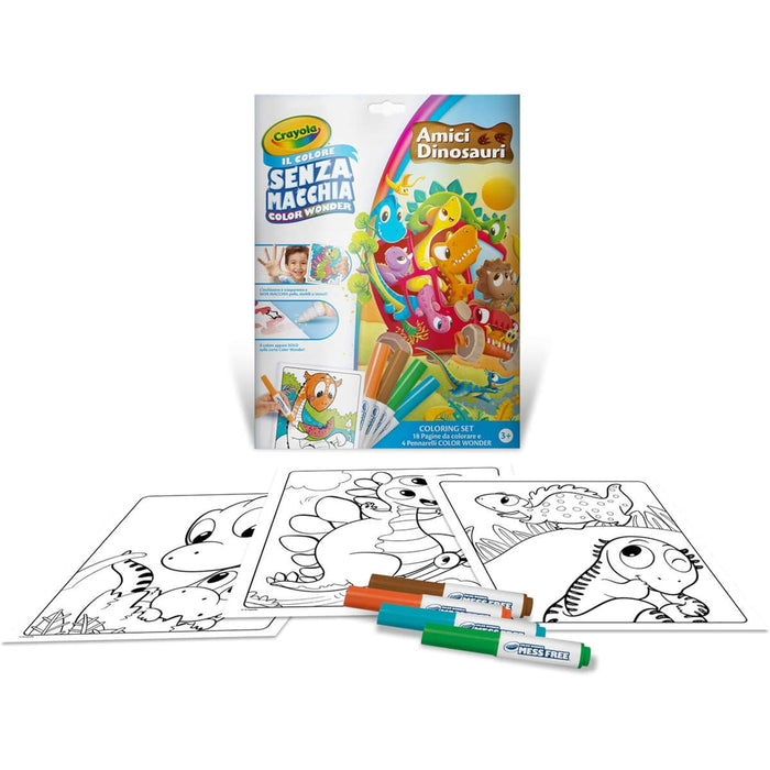 CRAYOLA Color Wonder Coloring Set Dinosauri - 25-2910