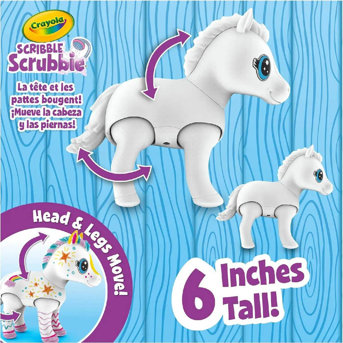 CRAYOLA Washimals Jumbo Pets Big Evie Cavallina Da Colorare Lavare E Ricolorare - 74-2031