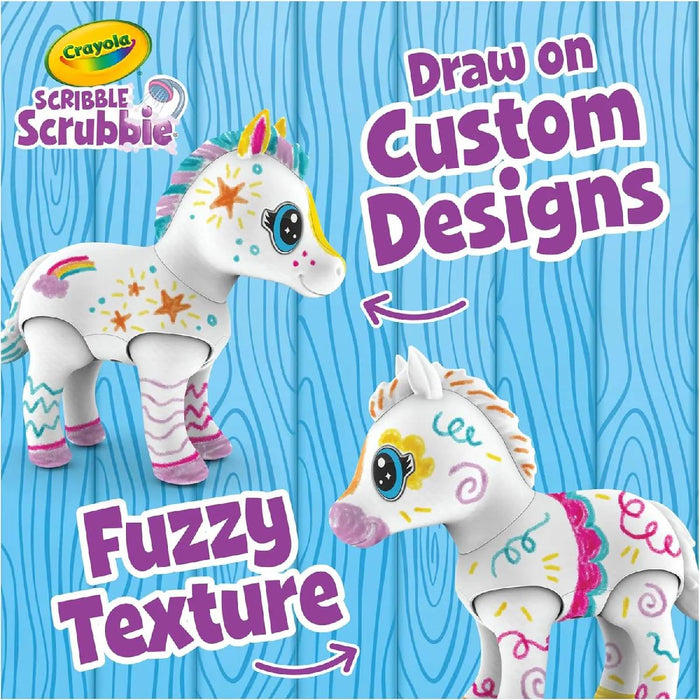 CRAYOLA Washimals Jumbo Pets Big Evie Cavallina Da Colorare Lavare E Ricolorare - 74-2031