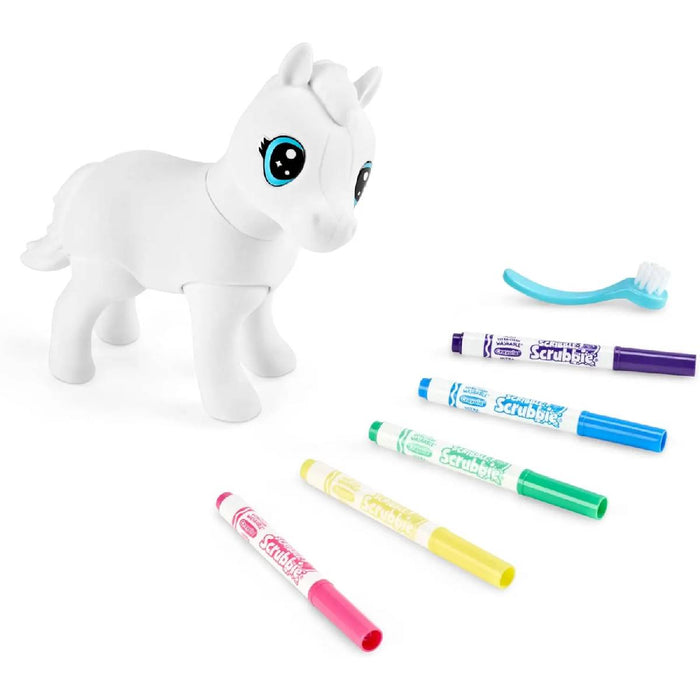 CRAYOLA Washimals Jumbo Pets Big Evie Cavallina Da Colorare Lavare E Ricolorare - 74-2031