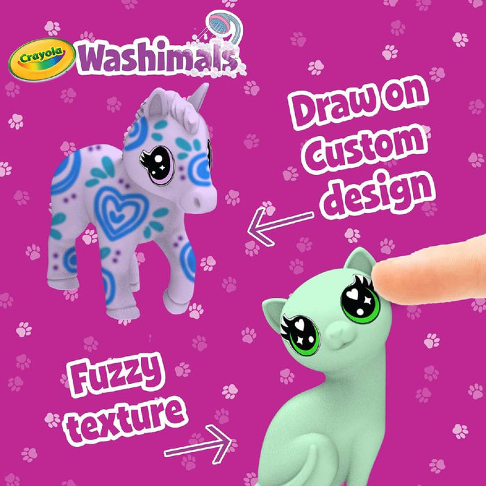 CRAYOLA Washimals Pets Set 3 Cuccioli Colori Pastello - 74-7511