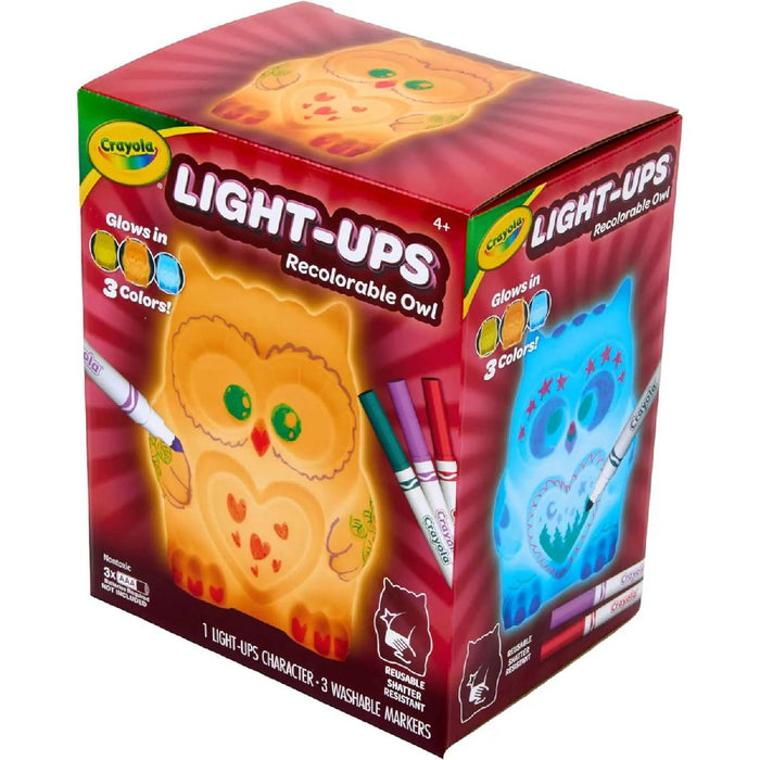 CRAYOLA Light Ups Gufetto Luminoso Personaggio Ricolorabile Con Luce - 74-7850