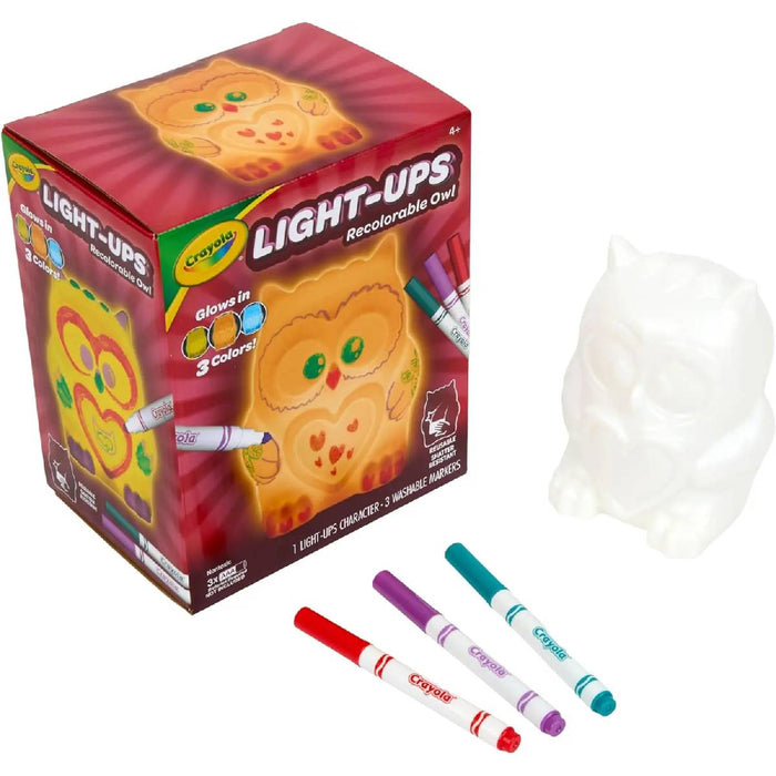 CRAYOLA Light Ups Gufetto Luminoso Personaggio Ricolorabile Con Luce - 74-7850