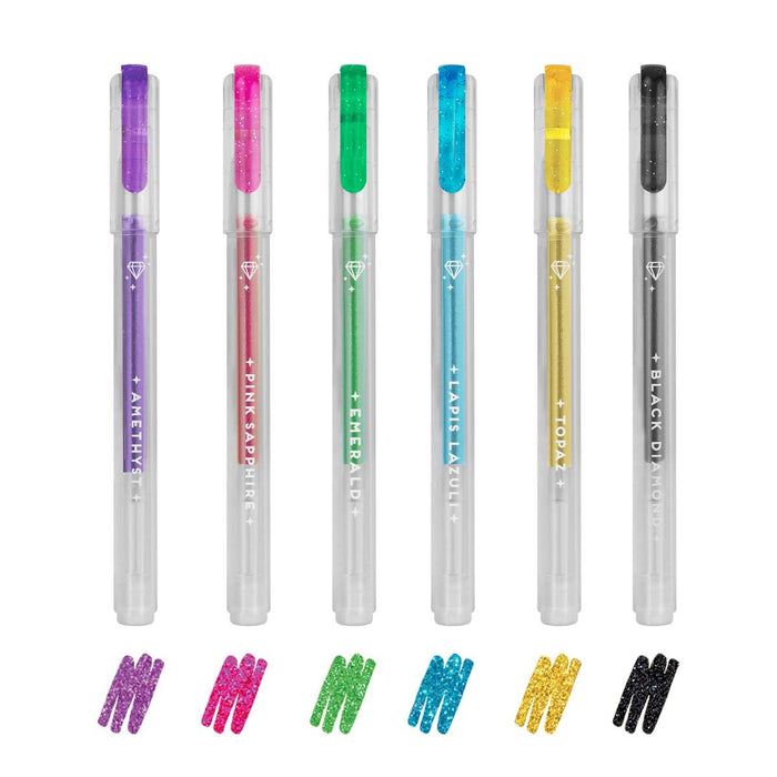 LEGAMI Set Di 6 Mini Penne Gel Glitterate - LEGGGP0001