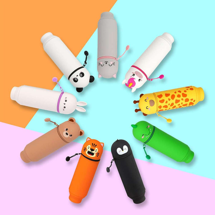 LEGAMI Astuccio 2 In 1 In Morbido Silicone Kawaii Giraffa - LEGKA0017