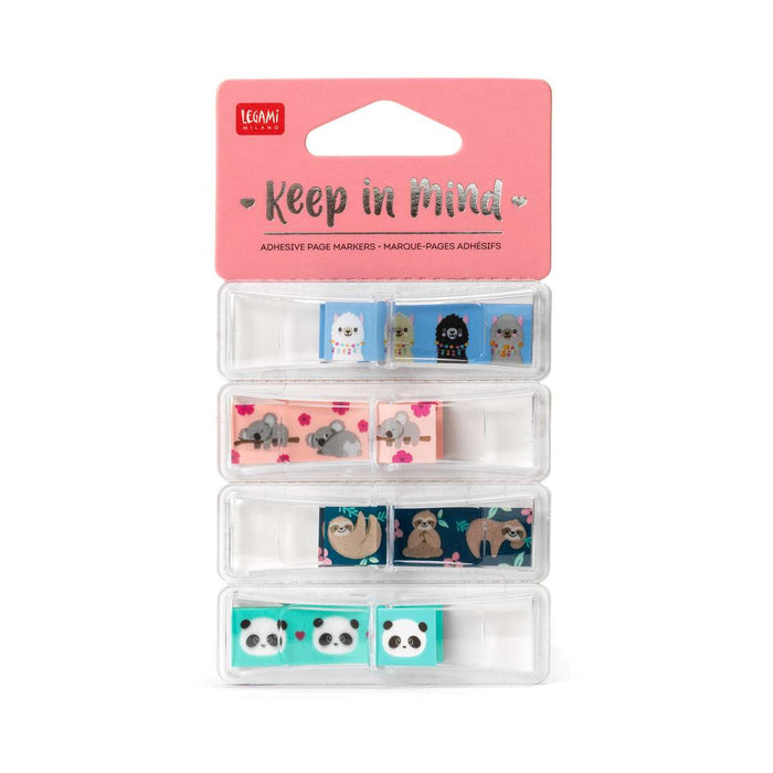 LEGAMI Keep In Mind Segnapagina Adesivi Animals - LEGKIM0004