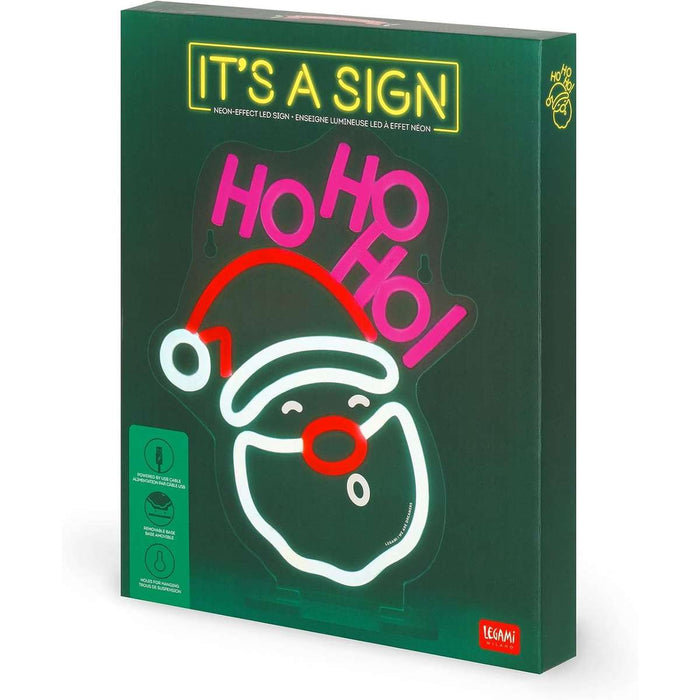 LEGAMI Lampada Led Effetto Neon It'S A Sign Santa Claus - LEGNEL0002