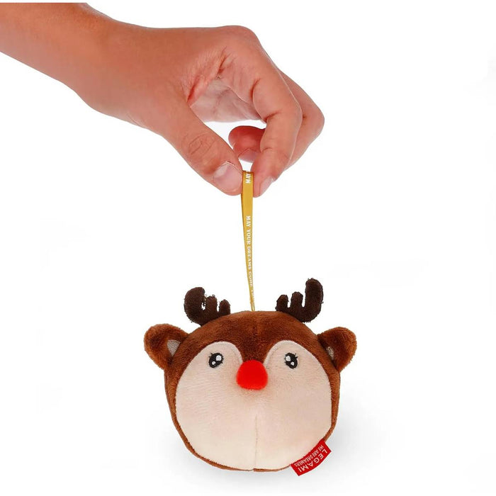 LEGAMI Decorazione Natalizia Di Peluche Reindeer Oh-Oh-Ohrnaments - LEGSSD0004