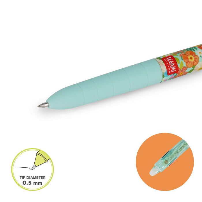 LEGAMI Penna Gel Cancellabile 3 Colori Fiori - LEGTEP0002