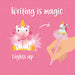 LEGAMI Penna Unicorno Luminosa Writing Is Magic - LEGUPKIT1