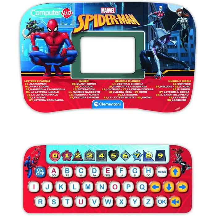 CLEMENTONI Computer Kid Spiderman Laptop 4+ - 16057