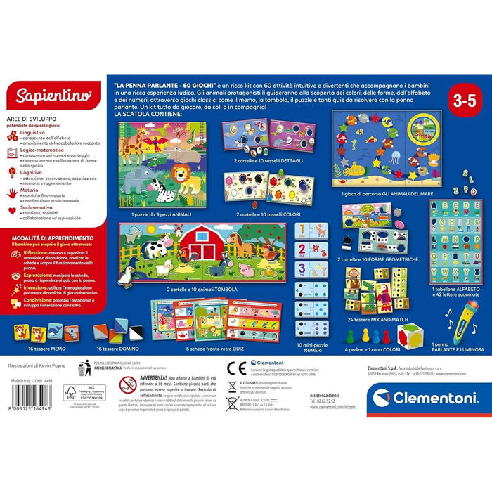 CLEMENTONI La Penna Parlante 60 Giochi - 16494
