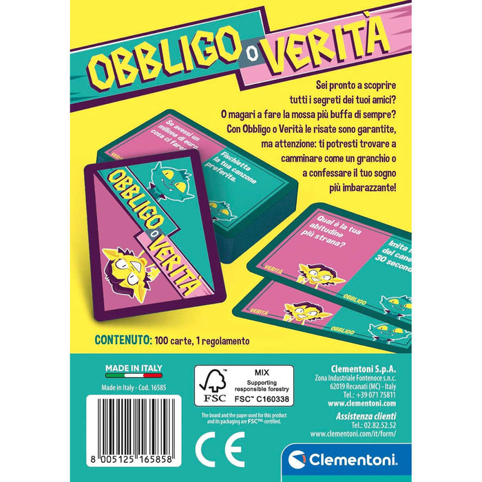 CLEMENTONI Obbligo O Verità - 16585