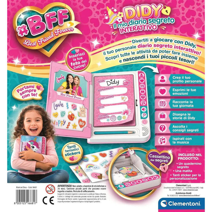 CLEMENTONI Bff Didy Diario Interattivo - 16681