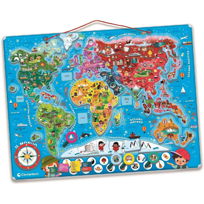 CLEMENTONI Il Mondo Puzzle Magnetico - 16692