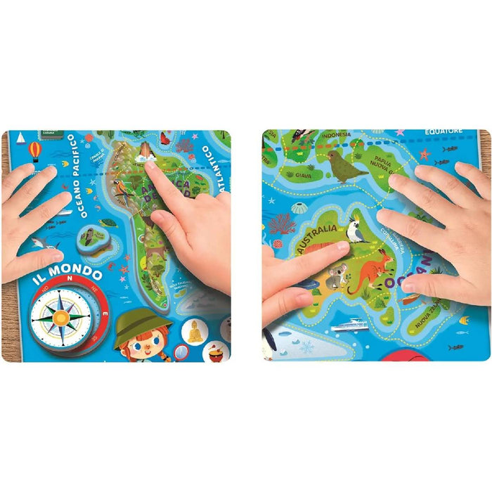 CLEMENTONI Il Mondo Puzzle Magnetico - 16692