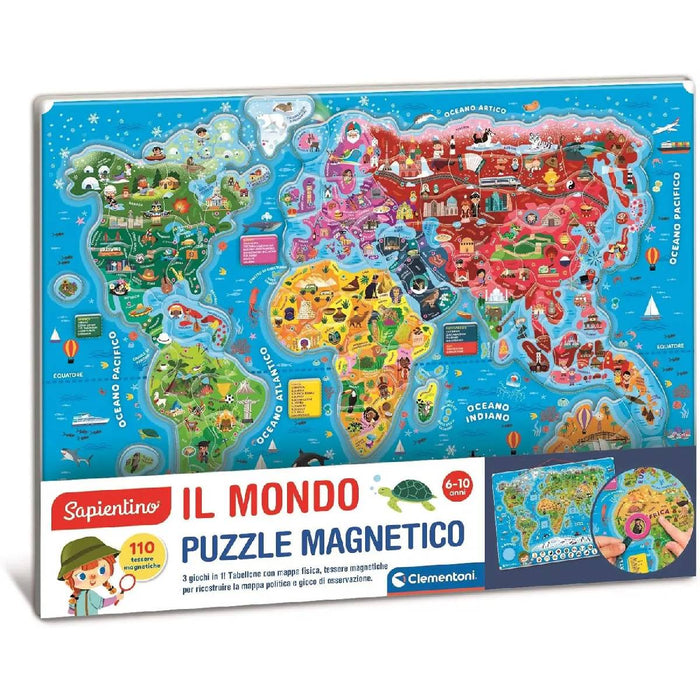 CLEMENTONI Il Mondo Puzzle Magnetico - 16692