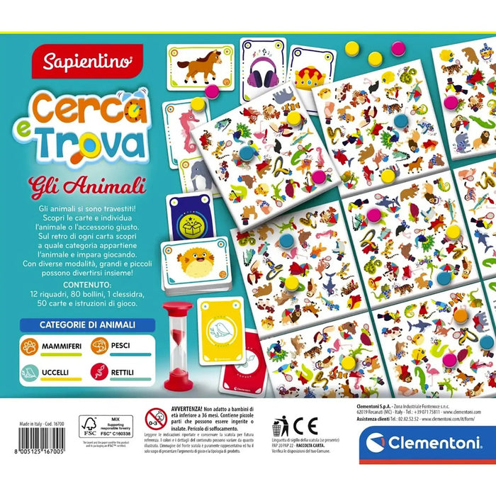 CLEMENTONI Cerca & Trova - Gli Animali