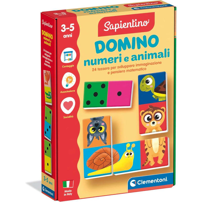 CLEMENTONI Domino Numeri E Animali - 16841