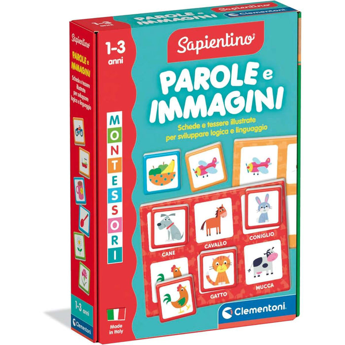 CLEMENTONI Montessori Parole E Immagini - 16848