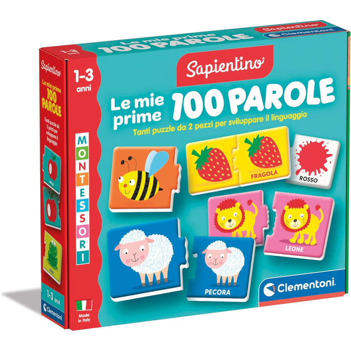 CLEMENTONI Montessori Baby Prime 100 Parole - 16851