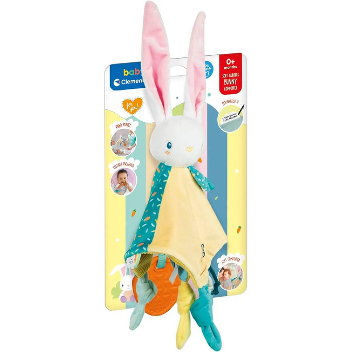 CLEMENTONI Soft Cuddles Bunny Comforter - 17599