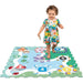 CLEMENTONI Tappeto Puzzle 1 2 3 Zoo Eva Mat