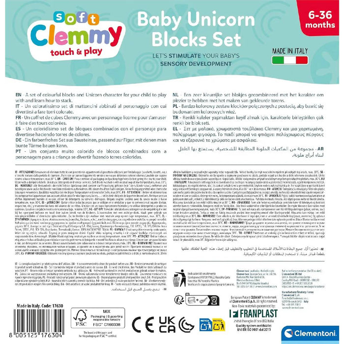 CLEMENTONI Clemmy Baby Unicorn Soft Set - 17630