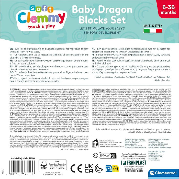 CLEMENTONI Clemmy Baby Dragon Soft Set - 17980