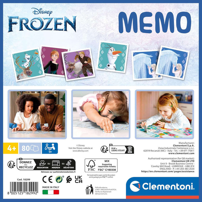 CLEMENTONI Memo Games Frozen 2 - 18299