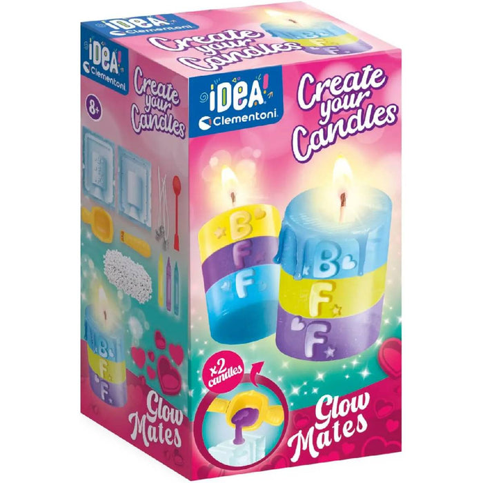 CLEMENTONI Create Your Candles Bff Kit Per Creare 2 Candele Artigianali - 18352