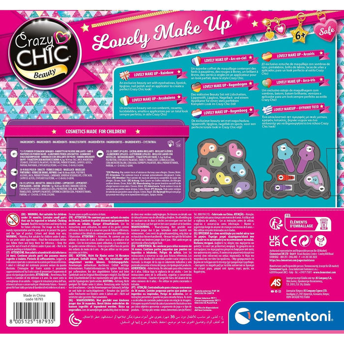 CLEMENTONI Crazy Chic Unicorn Make Up Trousse Rainbow - 18793