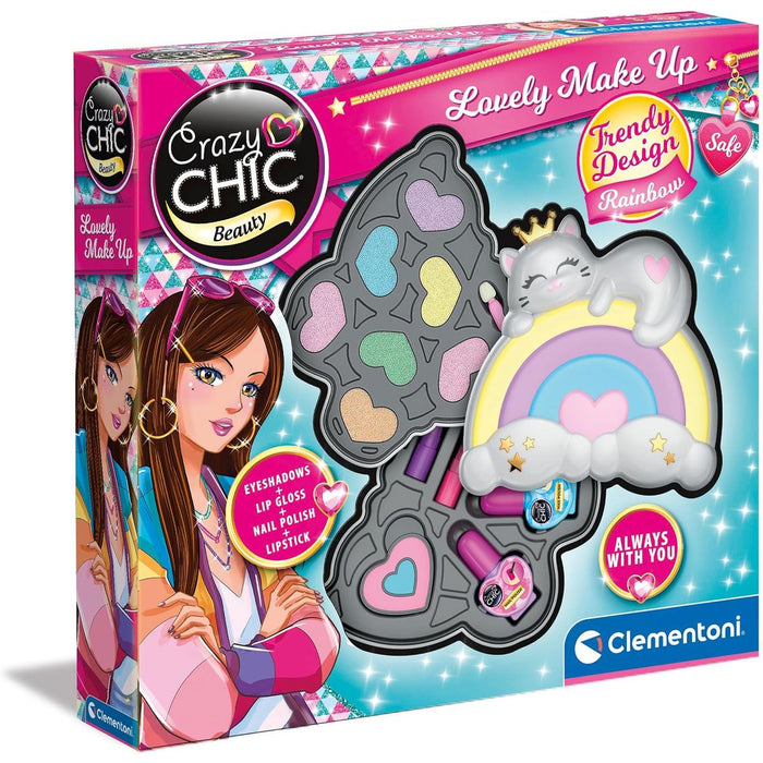 CLEMENTONI Crazy Chic Unicorn Make Up Trousse Rainbow - 18793