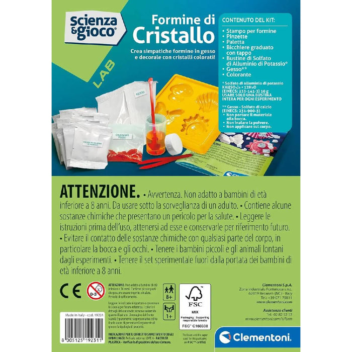 CLEMENTONI Formine Di Cristallo - 19231
