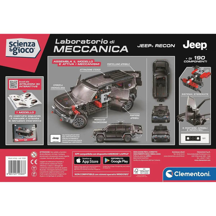 CLEMENTONI Laboratorio Di Meccanica Jeep Recon - 19383