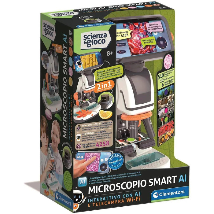 CLEMENTONI Microscopio Smart Ai - 19387