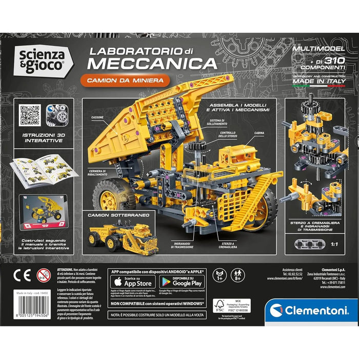 CLEMENTONI Laboratorio Di Meccanica Camion Da Miniera