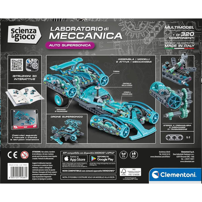 CLEMENTONI Laboratorio Di Meccanica Supersonic Car